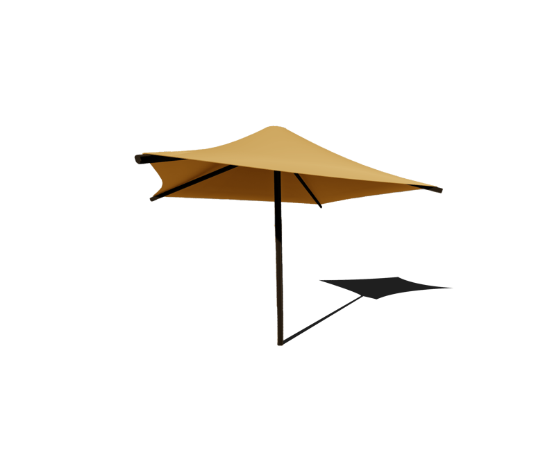 Square Cantilever Waterproof Umbrella